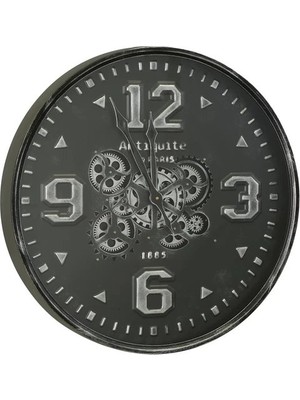 Evdema Çarklı Duvar Saati 60*60*8 cm AK.JI0011