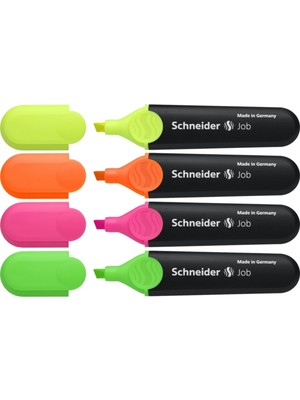 Schneider Schneıder Jop Fosforlu Kalem 4 Renk