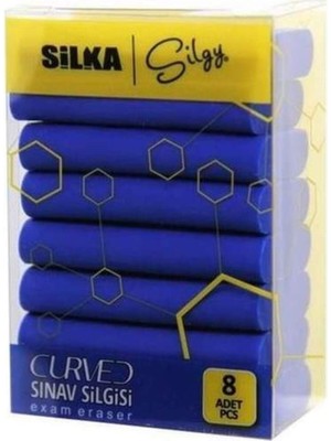 Maped Silka Curved Mavi Sınav Silgisi