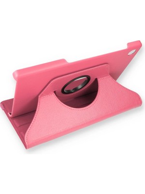 Spt-Gld Newface  M10 Hd X306F Kılıf 360 Tablet Deri Kılıf - Pembe
