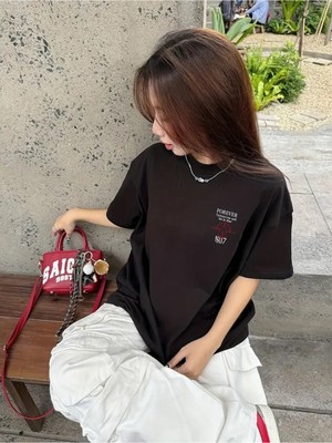 Touz Street Wear Baskılı Unisex Oversize T-Shirt