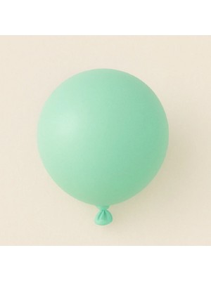 Niyet 5" Su Yeşili Balon 100'LÜ - Dekorasyon - Doğum Günü - Parti - Süsleme