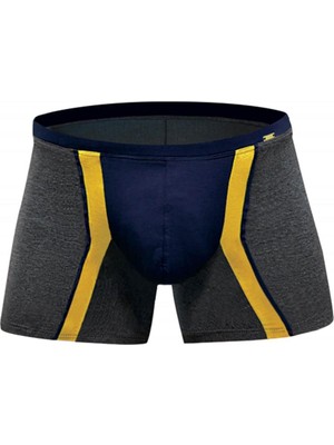 Doreanse 1720 Erkek Modal Çizgili Torbalı Lacivert Boxer