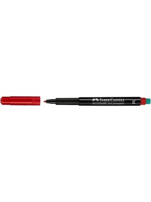Faber-Castell Asetat Kalemi Permanent M Seri Kırmızı 1525