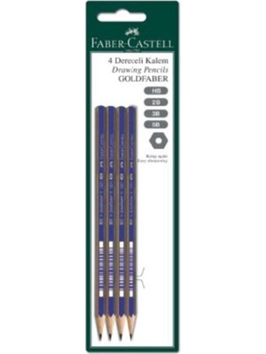 Faber-Castell Goldfaber Dereceli Kurşun Kalem Seti (Hb, 2b, 3b, 5b),profesyonel Çizim ve Yazım