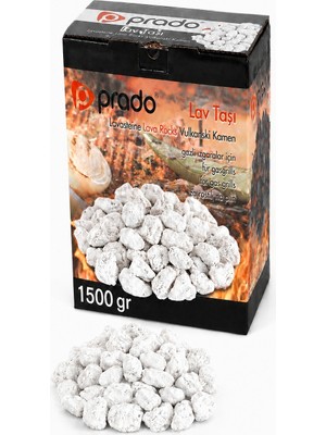 TEKNOR Tüplü Mangal Taşı (1500GR.) Beyaz