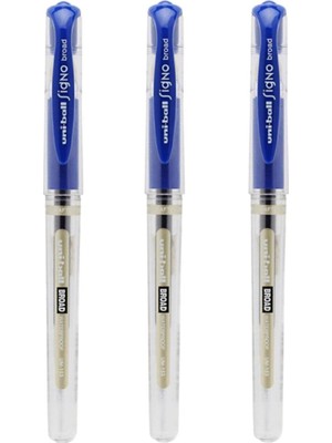 Uni-Ball Uniball UM-153 Signo Broad 1.0 mm Imza Kalemi Mavi - 3 Adet