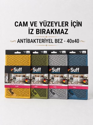 Suff Cam ve Yüzeyler Bezi Azalee 40X40 4 Farklı Renk Seçeneği
