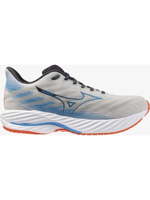 Mizuno Wave Rider 28 Erkek Gri Koşu Ayakkabısı.-