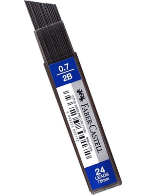 Faber Castel 2b 0.7 mm 24 Kalem Ucu 60 mm 3 Adet