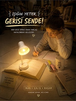 Maison Luré Ilham Veren Dekoratif LED Masa Lambası, Çalışma Ortamınıza Şıklık Katın