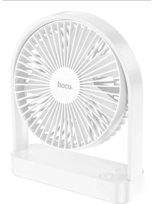 Gndz Home Hoco HX65 Ultra Ince Masaüstü Fan – 2000 MAH Şarjlı, 3 Hız (9 w), Sessiz ≤25 db, Usb‑c, Kompakt & Hafif (340 G)