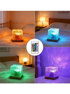 Maison Luré Kuzey Işıkları Efektiyle Uzaktan Kumandalı LED Projektör Lambası Masa ve Gece Lambası