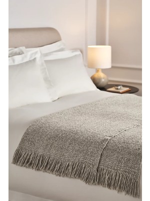 The White Company Lowell %100 Merinos Yünü Battaniye