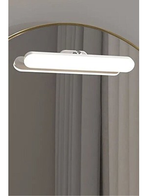 Maison Luré USB Şarjlı Makaj Aynası Işıklı, 27 cm LED Aydınlatma Masa ve Gece Lambası
