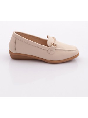 Dgn 3102 Kadın Aksesuarlı Loafer Ayakkabı