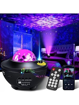 Maison Luré Bluetooth ve Uzaktan Kumandalı Projeksiyon Tavan Lambası, Etkileyici Atmosf
