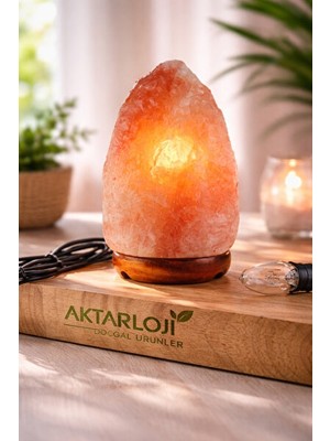 Maison Luré Pembe Himalaya Tuzu Lambası ile Ortamınıza Doğal Sıcaklık Masa ve Gece Lambası