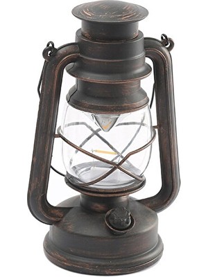 Maison Luré Gaz Lambası Görünümlü Dekoratif LED Lamba, Şık ve Vintage Tasarım Masa ve Gece Lambası