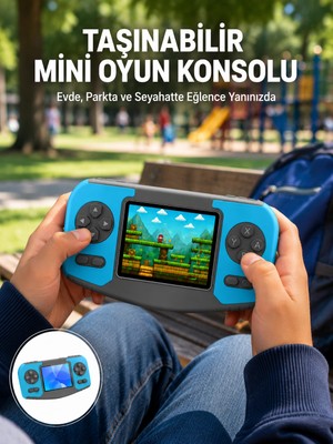 My Best Store Taşınabilir Mini Video Oyun Konsolu Ergonomik Tasarım