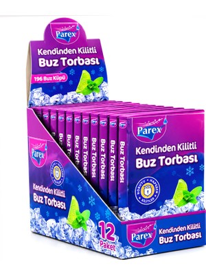 Ttt Kendinden Kilitli Buz Torbası - Koku Hapsetme Özellikli - Sızdırmaz Tasarım