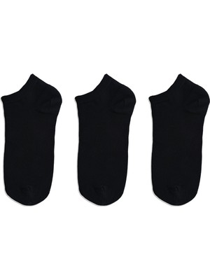 QUALITY WALKING Monochrome Series Patik Çorap 3'lü Set
