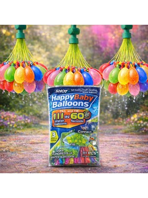 Ttt 111'LI Su Balonu Seti - Kendinden Bağlamalı - Hızlı Dolum Aparatlı