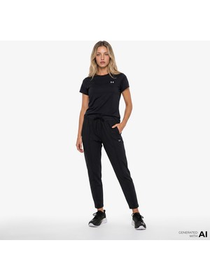 Under Armour Velociti Pro Kadın Siyah Koşu Eşofman ALTI.001