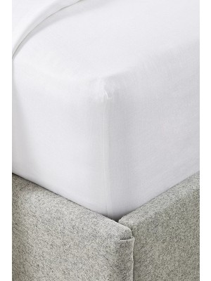 The White Company Santorini Saf Keten Lastikli Çarşaf