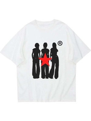Touz Y2K Star Girls Oversize T-Shirt