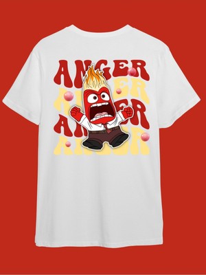 Touz Ters Yüz Karakterler Ön Arka Baskı  Unisex T-Shirt