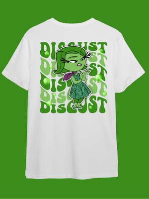 Touz Ters Yüz Karakterler Ön Arka Baskı  Unisex T-Shirt
