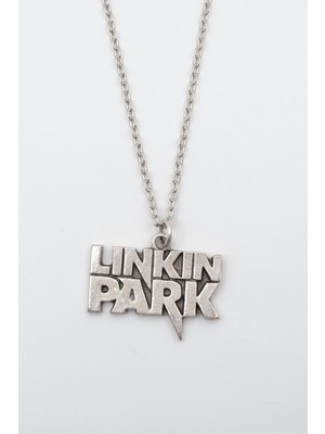 IDR Linkin Park Gümüş Kaplama Düz Zincir Kolye
