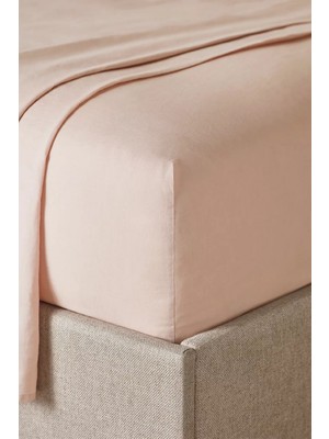 The White Company Saf Keten Lastikli Çarşaf