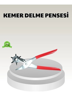 Herşey Trend 6 Başlıklı Kemer Delme Pense Paslanmaz Çelik Çok Amaçlı