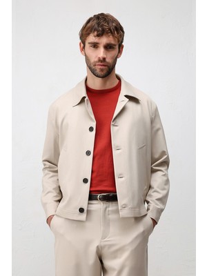 Antioch Bej Relaxed Fit Baharlık Erkek Mont