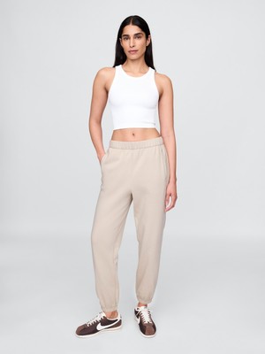 Gap Kadın Krem High Rise Boyfriend Jogger Eşofman Altı