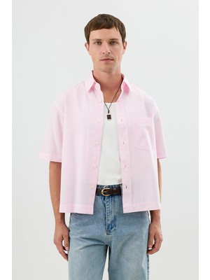 Antioch Pembe Boxy Fit Erkek Gömlek