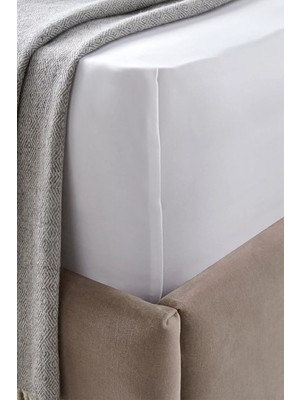 The White Company Cavendish Pamuk Saten Lastikli Çarşaf