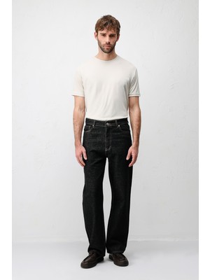 Antioch Siyah Baggy Fit Erkek Jean