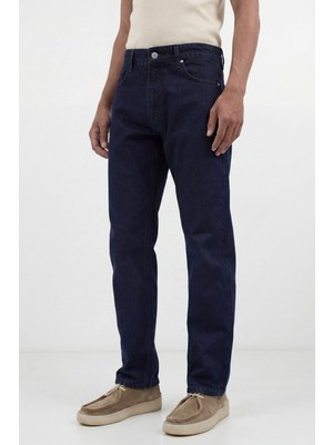 Antioch Koyu Mavi Straight Fit Erkek Jean