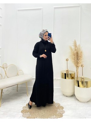 Moda Yağmur Beyza Tesettür Takım Siyah