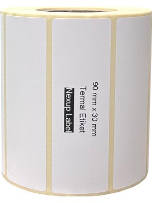 Maxi Trendy 90X30 mm Termal Etiket, Barkod/adres/kargo Termal Etiketleri,  ve Diğer Yazıcılarla Uyumlu