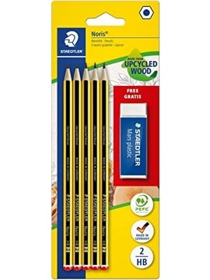 Maxi Trendy 120 A Sbkd Noris Kurşun Kalem Set 5 x Noris Kalem 1 x Silgi 1 x Kalemtraş