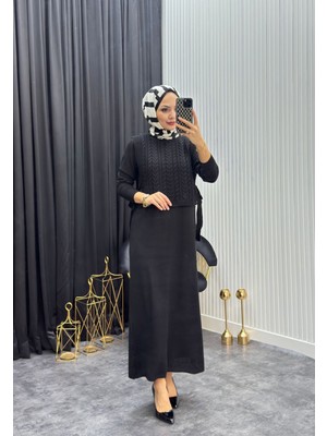Moda Yağmur Eyşan Elbise Siyah