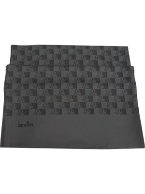 Benetton Elegante Tre Şal 1027-KOYU Antrasit