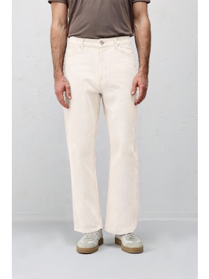 Antioch Ekru Baggy Fit Erkek Jean