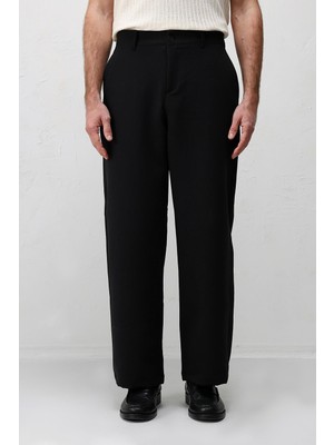 Antioch Siyah Relaxed Fit Erkek Pantolon