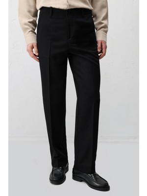 Antioch Siyah Straight Fit Erkek Pantolon
