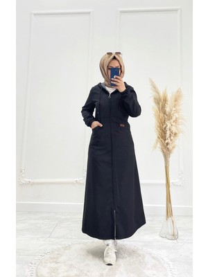 Moda Yağmur Ela Tesettür Kap Siyah